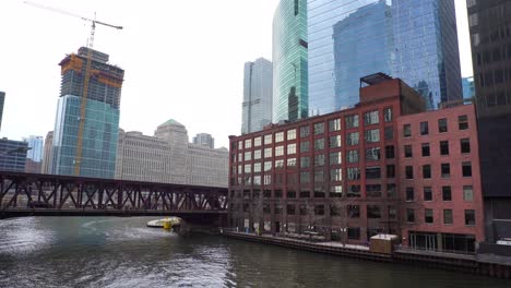 Vistas-Desde-La-Vida-Cotidiana-En-El-Loop,-Chicago