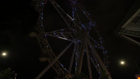 Melbourne-Star-Observation-Wheel-light-show-at-nighttime