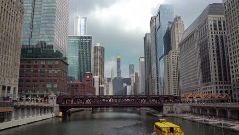 Vistas-Desde-La-Vida-Cotidiana-En-El-Loop,-Chicago