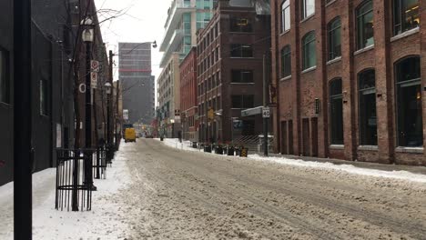 La-Nevada-Récord-Deja-La-Calle-Richmond-Cubierta-De-Nieve-El-27-De-Febrero-De-2019--Ciudad-De-Toronto