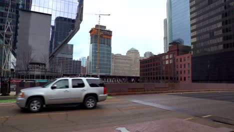 Vistas-Desde-La-Vida-Cotidiana-En-El-Loop,-Chicago