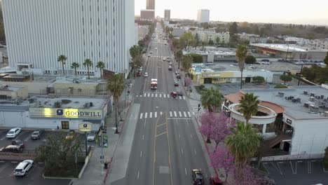 aerial-view-of-a-fire-truck-responding-to-an-emergency