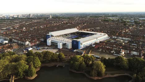 Icónico-Goodison-Park-Efc-Liverpool-Campo-De-Fútbol-Estadio-Vista-Aérea-Everton