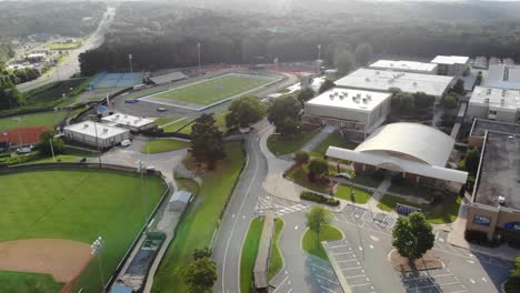 etowah-high-school-campus-woodstock-cherokee-county-georgia-aerial-drone-tracking