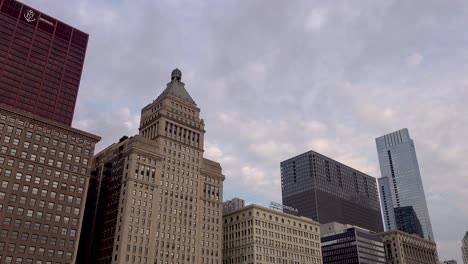 Zeitraffer-Der-Skyline-Der-Wolkenstadt-Chicago