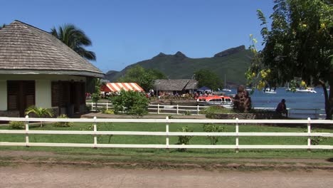 Young-girl-riding-a-horse-in-Nuku-Hiva,-Marquesas-Islands,-French-Polynesia