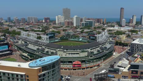 Luftaufnahme-Von-Wrigley-Field-Am-Eröffnungstag-2020