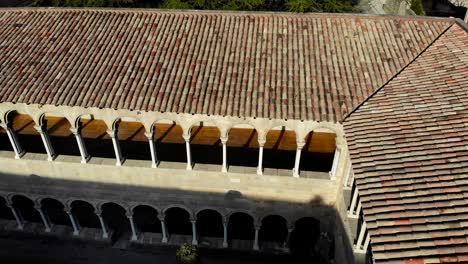 Aerial:-Benedictine-Monastery-Of-Santa-Maria-De-Ripoll