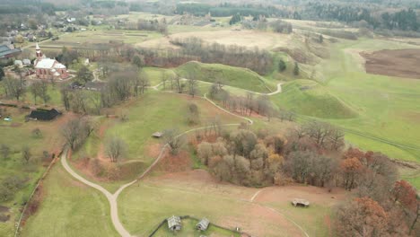 AERIAL:-Revealing-Kernave-Medieval-Capital-of-the-Grand-Duchy-of-Lithuania-Small-Wooden-Town