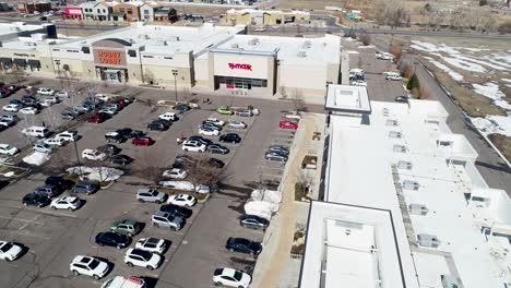 Busy-shopping-center-February-28,-2022-in-Greeley-Colorado