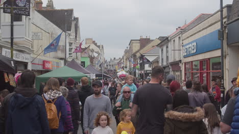 Jährliche-Feier-Des-Trevithick-Day-2022-In-Camborne,-Cornwall,-England,-Großbritannien