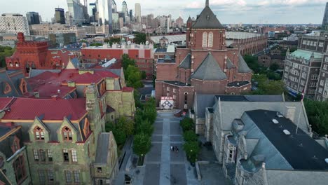 Aerial-shot-of-UPenn-campus-in-West-Philadelphia