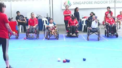 Paralympics-Boccia-Spielen