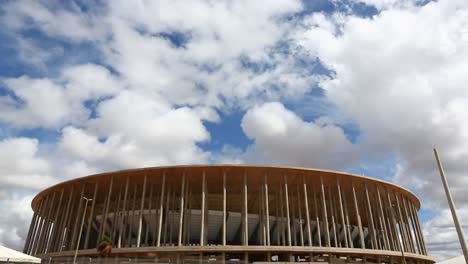 Wide-angle-panning-shot-of-the-Mane-Garrincha-Stadium-in-Brasilia