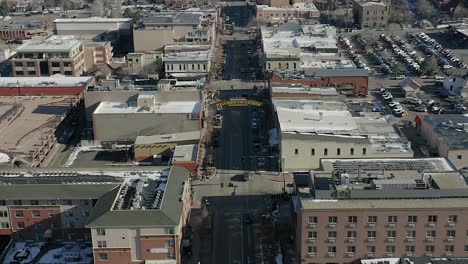 Aerial-view-and-zoom-Golden-Arch