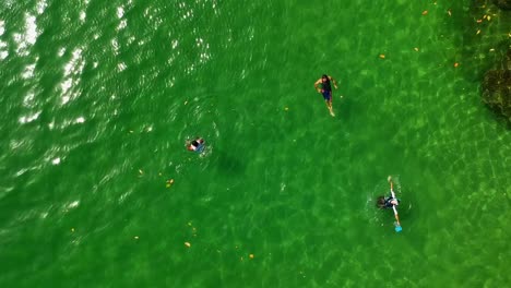 Drone-footage-of-an-amazing-white-sand-cove-beach