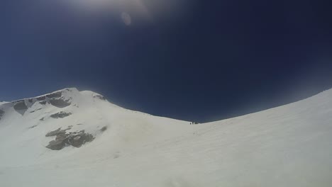 Himalaya-Bergsteiger-An-Den-Eisberggipfeln-Des-Himalaya