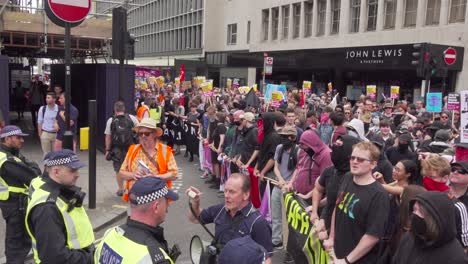 Antifa-march-to-protest-Tommy-Robinson-in-London,-UK