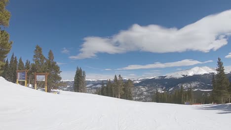 Slow-motion-snowboarding-at-Breckenrdige-Colorado-during-amazing-fresh-powder