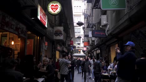 Calle-Del-Café,-Cafe-Laneway-Melbourne-Lugar-Central-Melbourne-Cafe-Lane,-Café-De-Melbourne