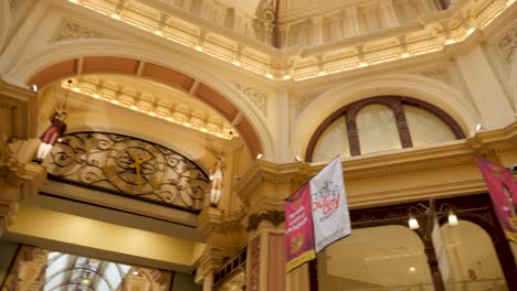 Block-arcade-melbourne,-July-2019-historical-shopping-arcade-building-in-melbourne---popular-tourist-attraction-in-melbourne