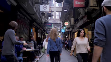 Calle-Del-Café,-Cafe-Laneway-Melbourne-Lugar-Central-Melbourne-Cafe-Lane,-Café-De-Melbourne