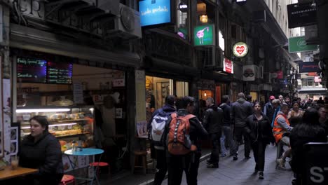 Calle-Del-Café,-Cafe-Laneway-Melbourne-Lugar-Central-Melbourne-Cafe-Lane,-Café-De-Melbourne