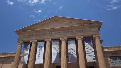 Galería-De-Arte-De-Sydney-De-Nueva-Gales-Del-Sur-Australia-En-Un-Hermoso-Día-Soleado