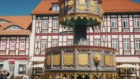 Fountain-in-Small-German-Town