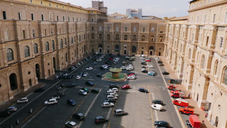 Vatican-Courtyard-Car-Park-From-Above