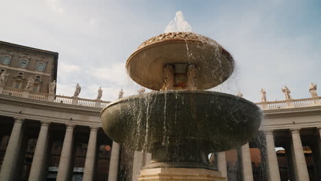 St-Peter\'s-Basilica-Courtyard-Fountain