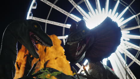 Model-Dinosaurs-in-Fairground