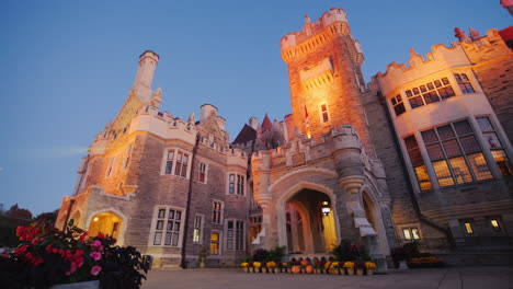 Casa-Loma-Schloss-Am-Abend