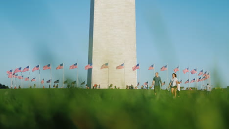 People-Near-The-Washington-Monument