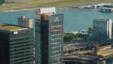 View-Of-Skyscrapers-And-The-Airport-On-The-Island-Downtown-Toronto