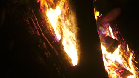 Big-Bonfire-Burning-Fire-Against-Black-Background