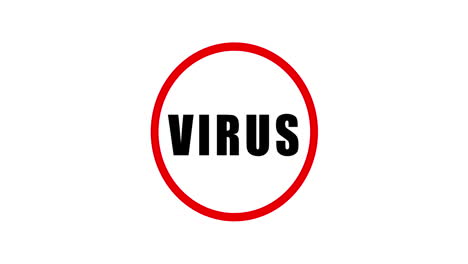 Virus-Pandemie-Animation-Weißer-Hintergrund-Coronavirus