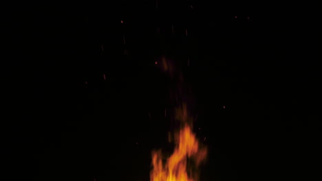 Big-Bonfire-Burning-Fire-Against-Black-Background-3