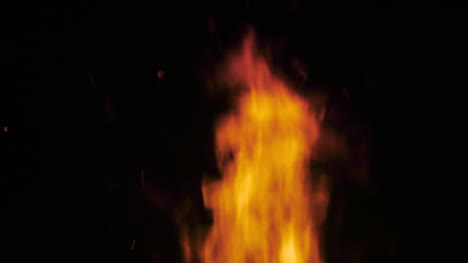 Big-Bonfire-Burning-Fire-Against-Black-Background-5