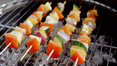 Delicious-vegetable-kabobs-on-grill