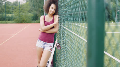 Charming-woman-on-sports-ground