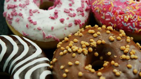 Glazed-sweet-doughnuts-in-closeup