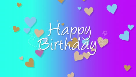 Animated-closeup-Happy-Birthday-text-with-colourful-hearts-on-holiday-background