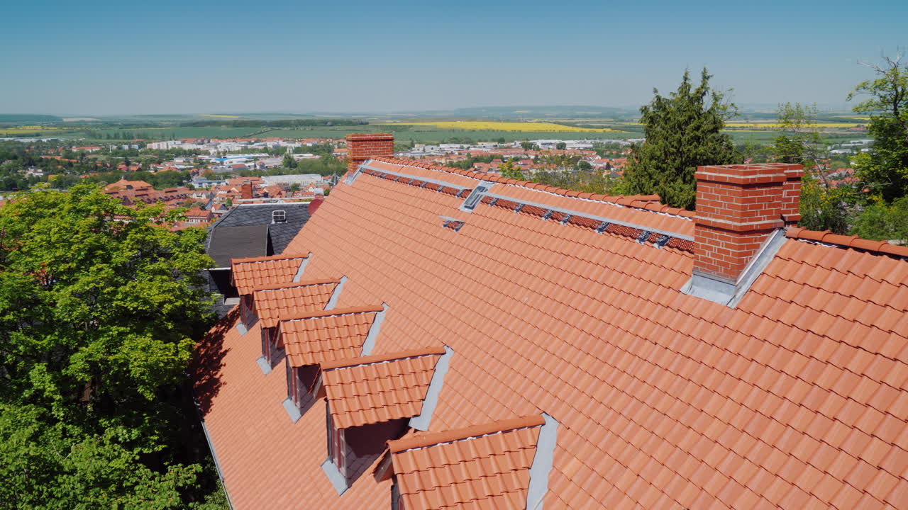vista de la azotea de wernigerode en alemania