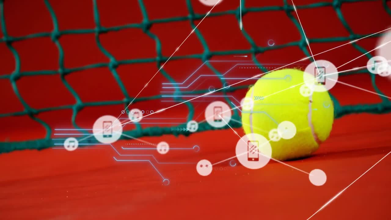 복사 공간이 있는 테니스 라켓을 들고 있는 여성 테니스 선수의 구성