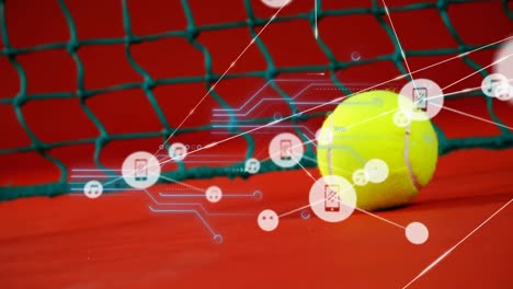 composición de una jugadora de tenis que sostiene una raqueta de tenis con espacio para copiar