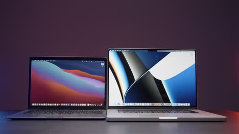 comparison of two apple macbooks