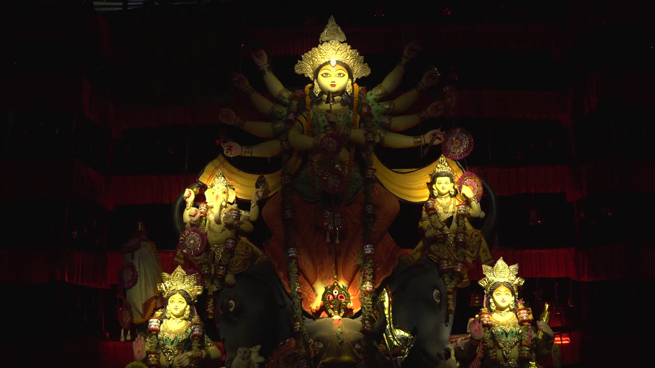 durga puja es el festival más grande de la india y bengala occidental