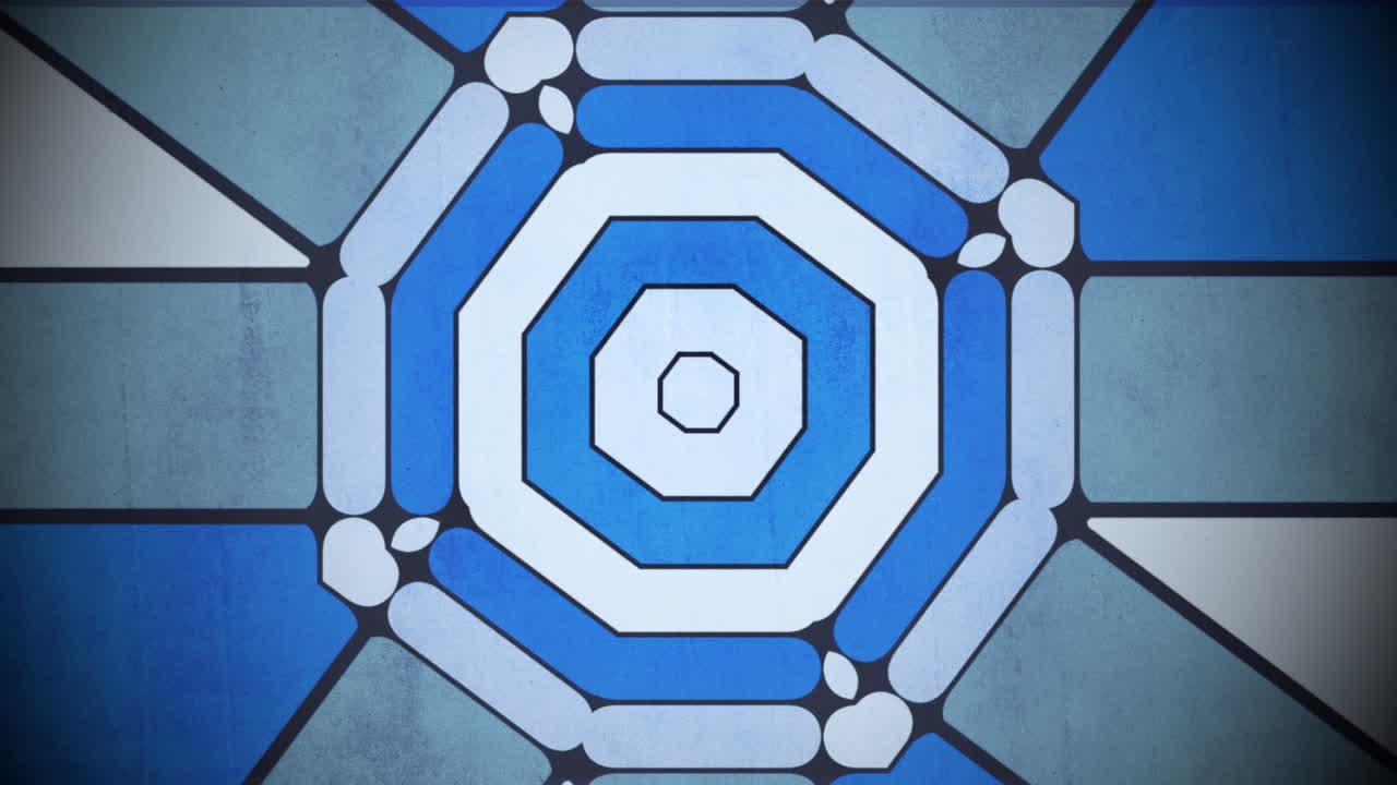 モーション カラフルな幾何学的形状パターン 16