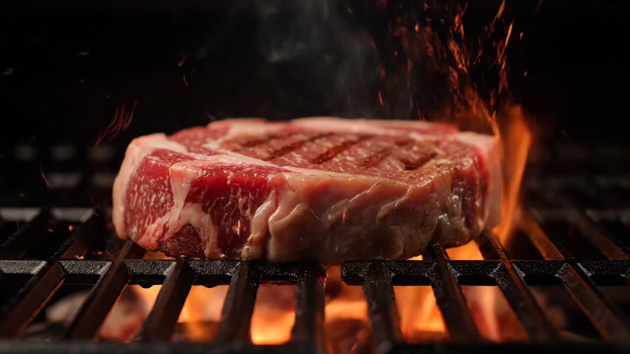 bistec en la parrilla